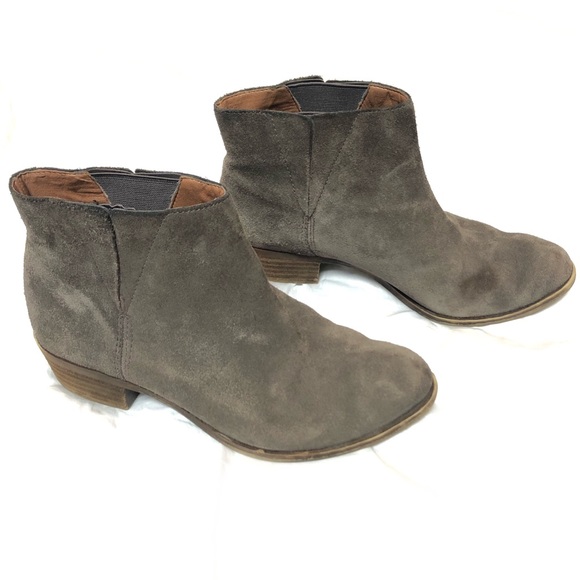 lucky grey booties